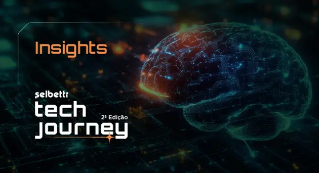 imagem de um cérebro para ilustrar texto sobre os innsights sobre ia generativa da segunda edição do selbetti techjourney