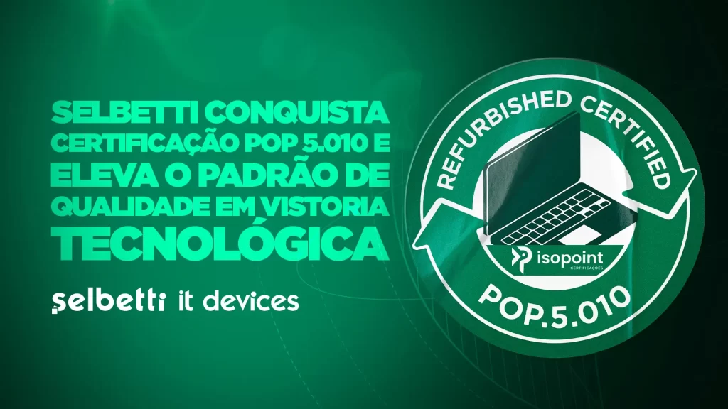 imagem da certificação pop 5010 que a Selbetti It devices ganhou