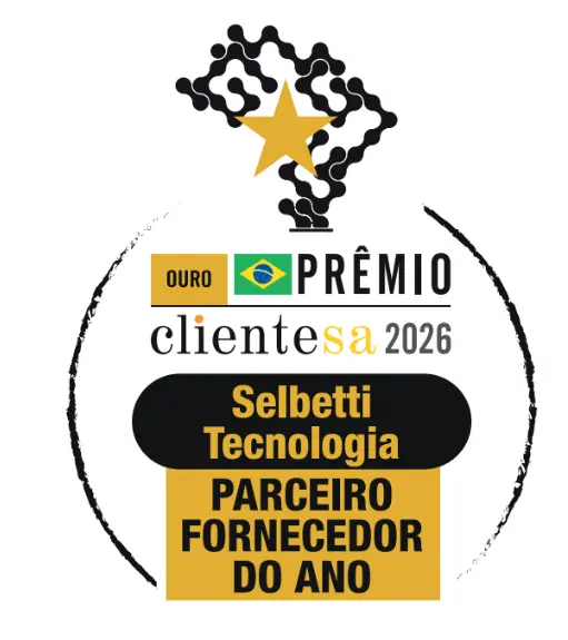 selo do prêmio clientes sa 2026 -fornecedor do ano