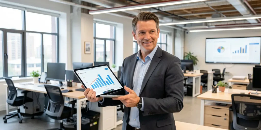 gerente de projetos trabalhando para ilustrar texto sobre PMO estratégico