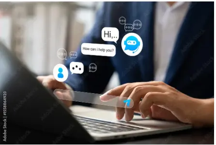atendente em chat para ilustrar texto sobre gargalos no atendimento com ia