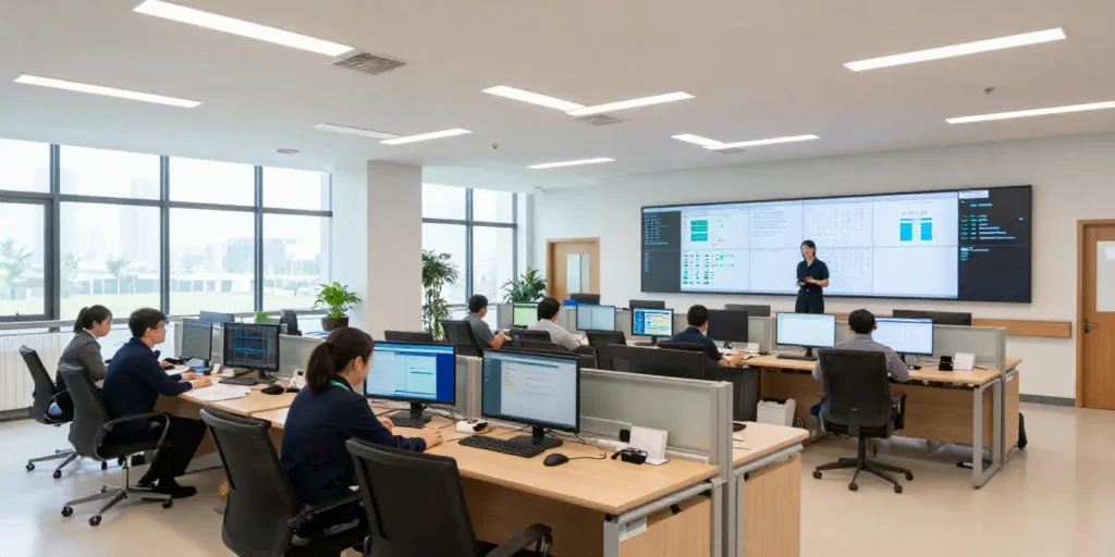 pessoas trabalhando para ilustrar texto sobre futuro da gestão de recitas hospitalares