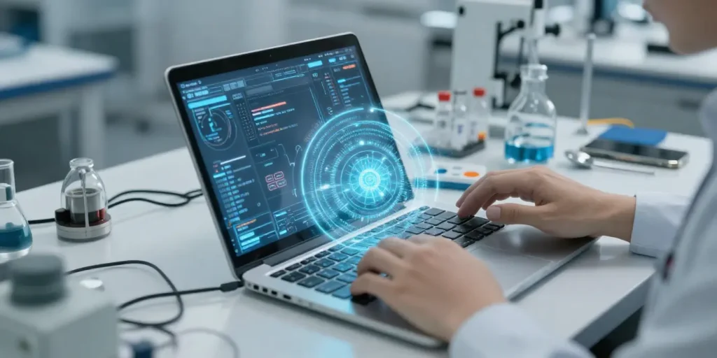 profissional tentando acesso sistema em notebook para ilustrrar texto de zero trust