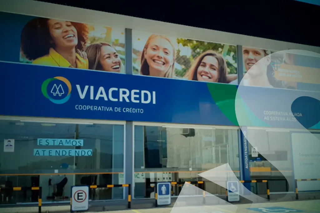 imagem da fachada da viacredi para ilustrar case de projeto de gestão de processos