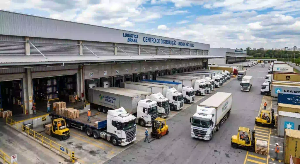 imagem de um centro de distribuição para ilustrar texto sobre erros de logística
