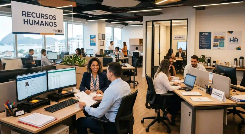 departamento de rh para ilustrar texto sobre automação de processos de rh