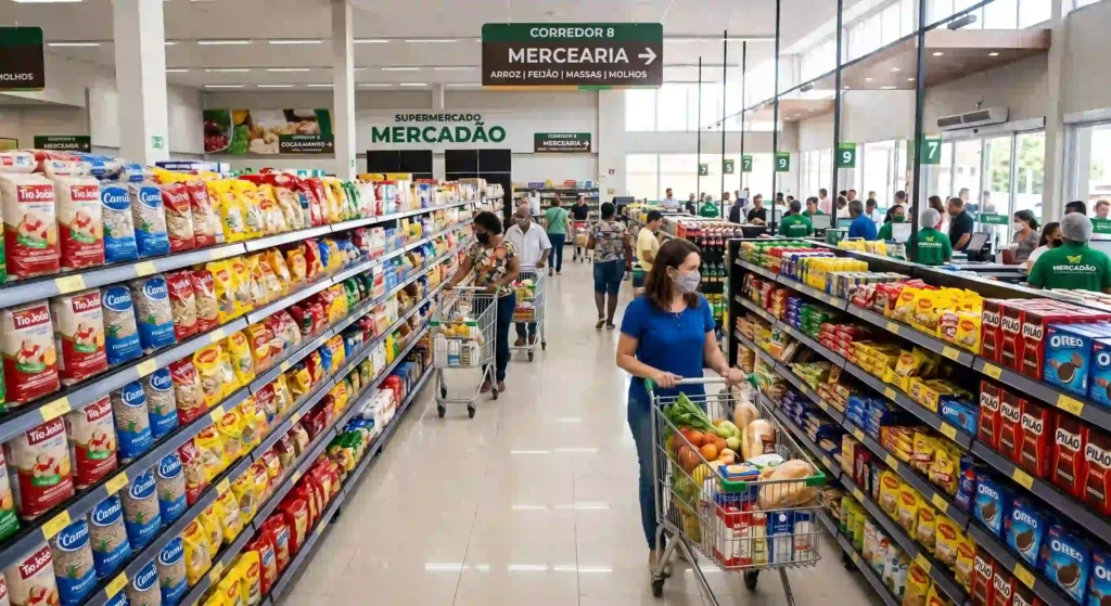 imagem para ilustrar texto sobre tecnologia para supermercado