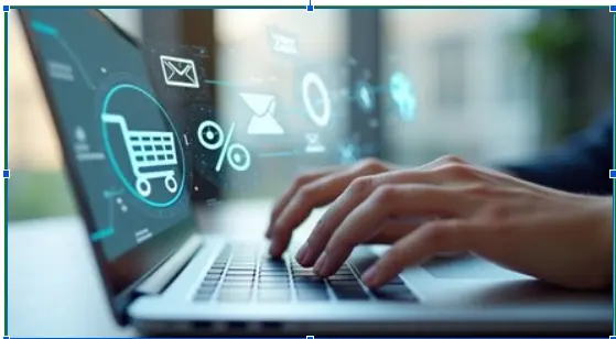 pessoa fazendo busca em site para ilustrar o texto sobre jornada omnichannel